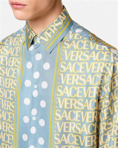 mens versace shirts uk|Versace formal shirts.